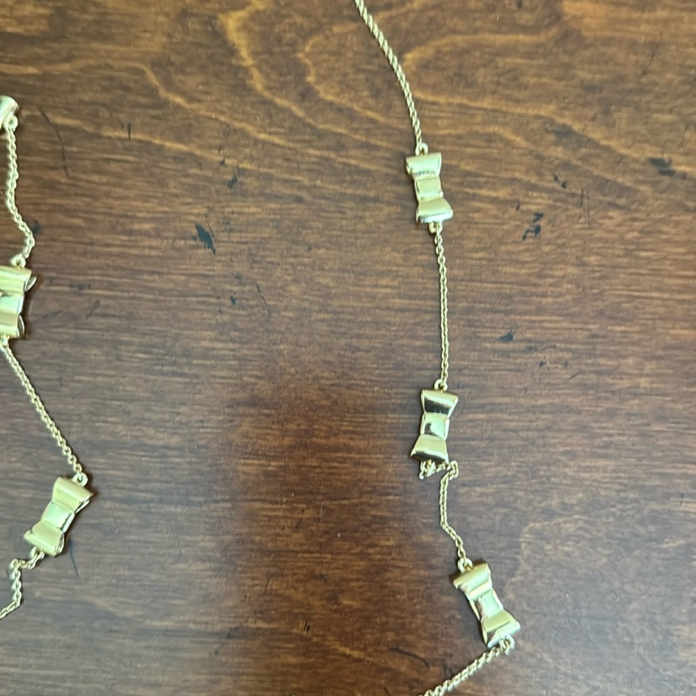 Kate Spade Gold Bow Necklace - Picture 7 of 9